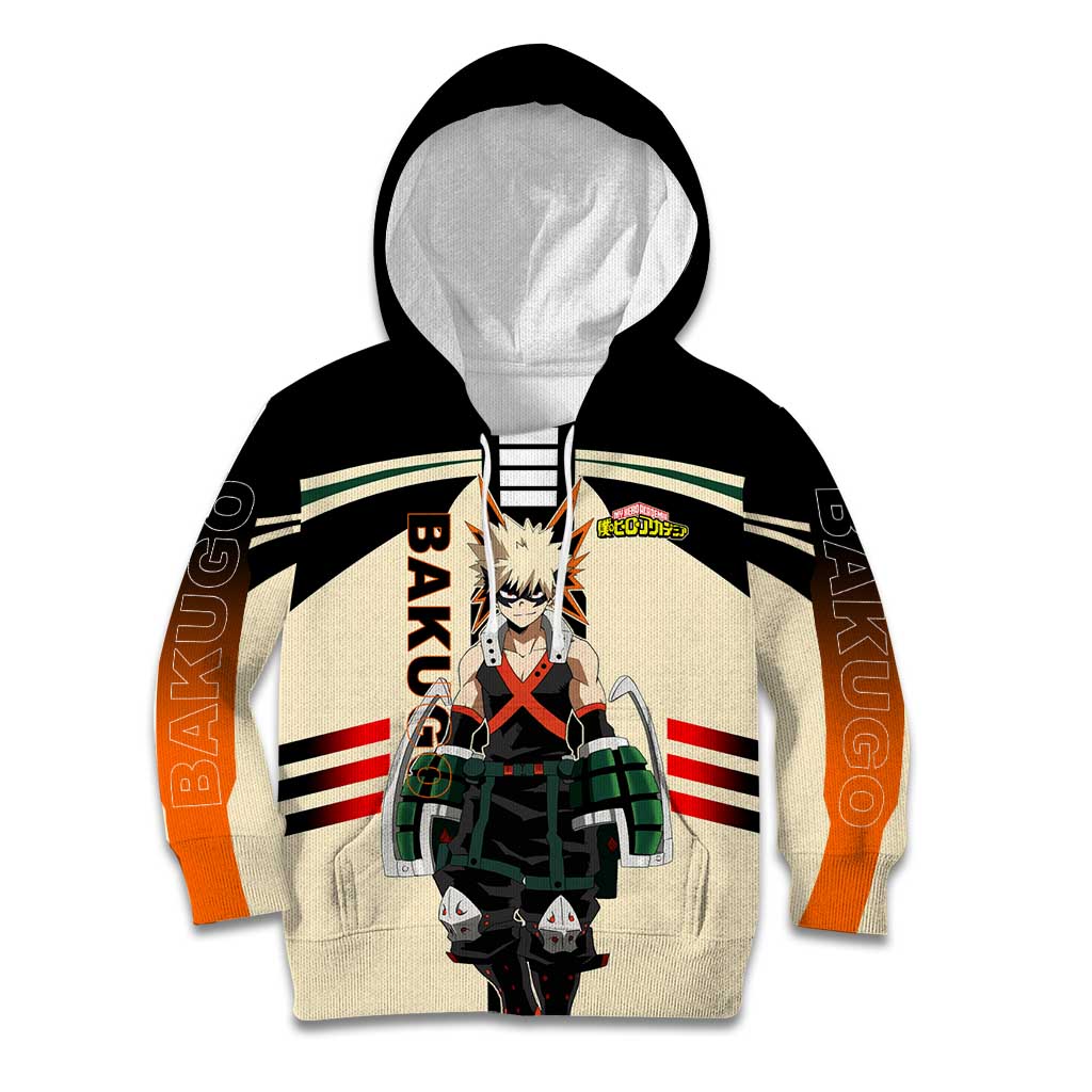 Katsuki Bakugo My Hero Academia Kid Hoodie with Explosion Quirk and Dynamic Action Design - The Mazicc