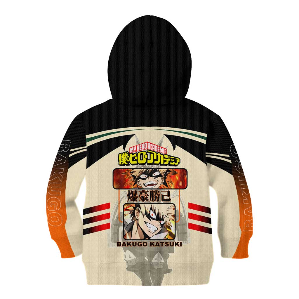 Katsuki Bakugo My Hero Academia Kid Hoodie with Explosion Quirk and Dynamic Action Design - The Mazicc