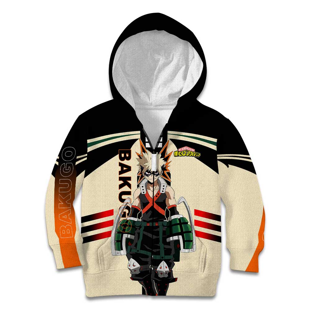 Katsuki Bakugo My Hero Academia Kid Hoodie with Explosion Quirk and Dynamic Action Design - The Mazicc