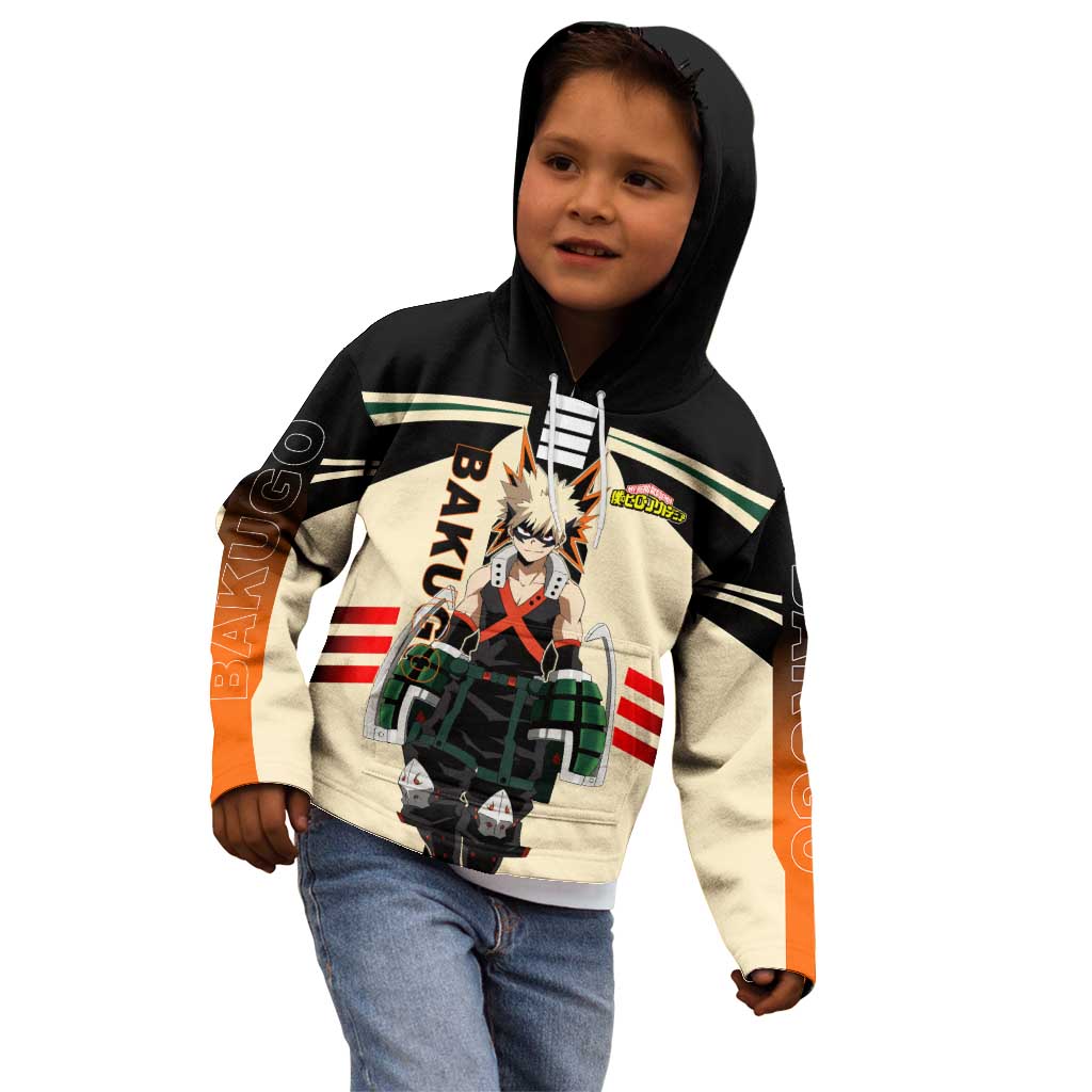 Katsuki Bakugo My Hero Academia Kid Hoodie with Explosion Quirk and Dynamic Action Design - The Mazicc