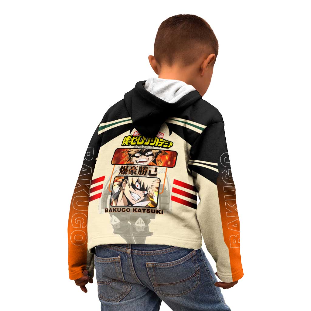 Katsuki Bakugo My Hero Academia Kid Hoodie with Explosion Quirk and Dynamic Action Design - The Mazicc