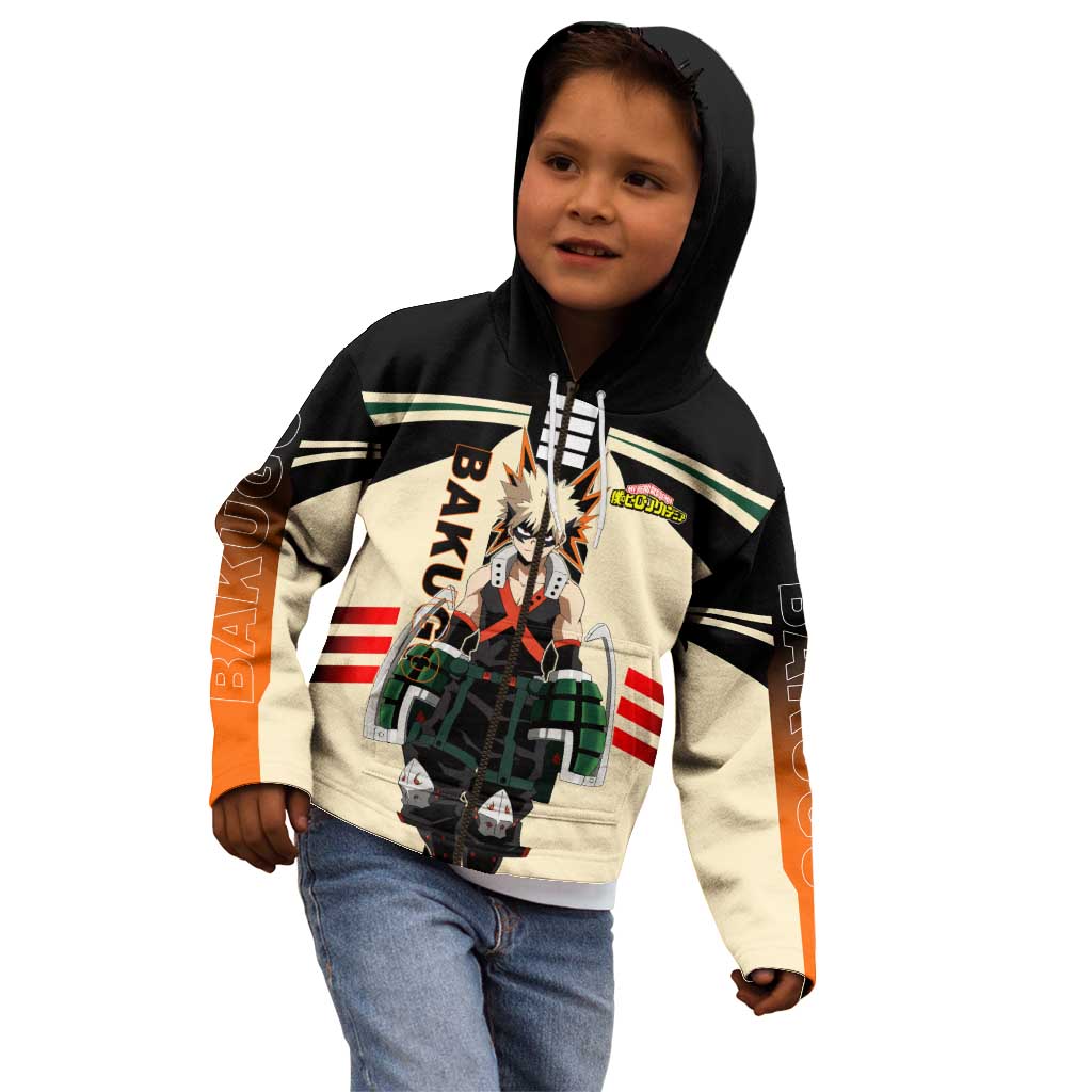 Katsuki Bakugo My Hero Academia Kid Hoodie with Explosion Quirk and Dynamic Action Design - The Mazicc