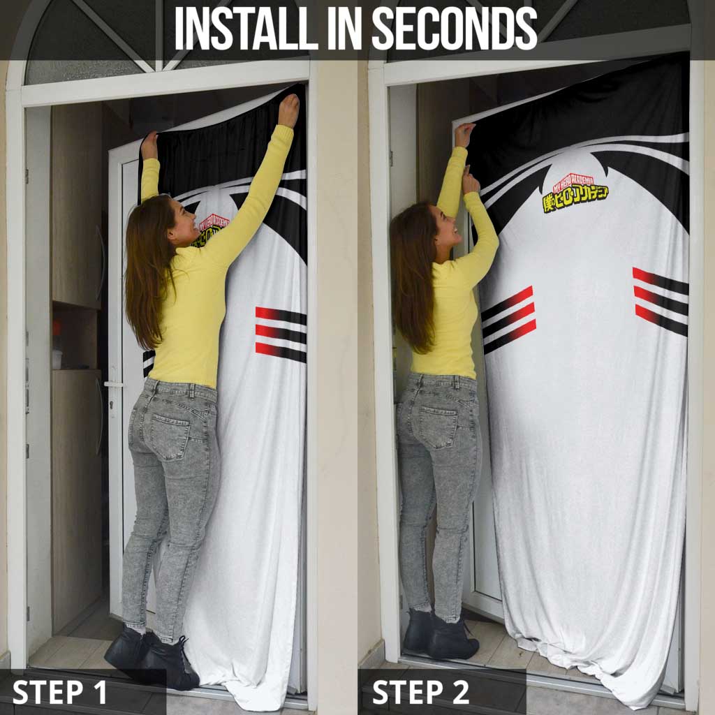 Izuku Midoriya My Hero Academia Door Cover with One For All Quirk and Heroic Action Design - The Mazicc