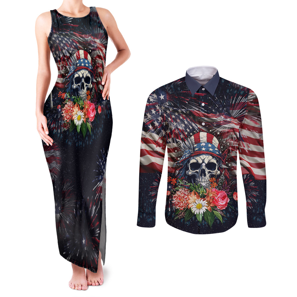 if-this-flag-offends-you-ill-help-you-pack-couples-matching-tank-maxi-dress-and-long-sleeve-button-shirts