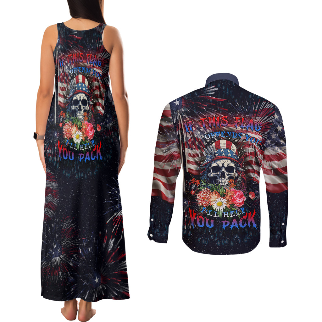 if-this-flag-offends-you-ill-help-you-pack-couples-matching-tank-maxi-dress-and-long-sleeve-button-shirts