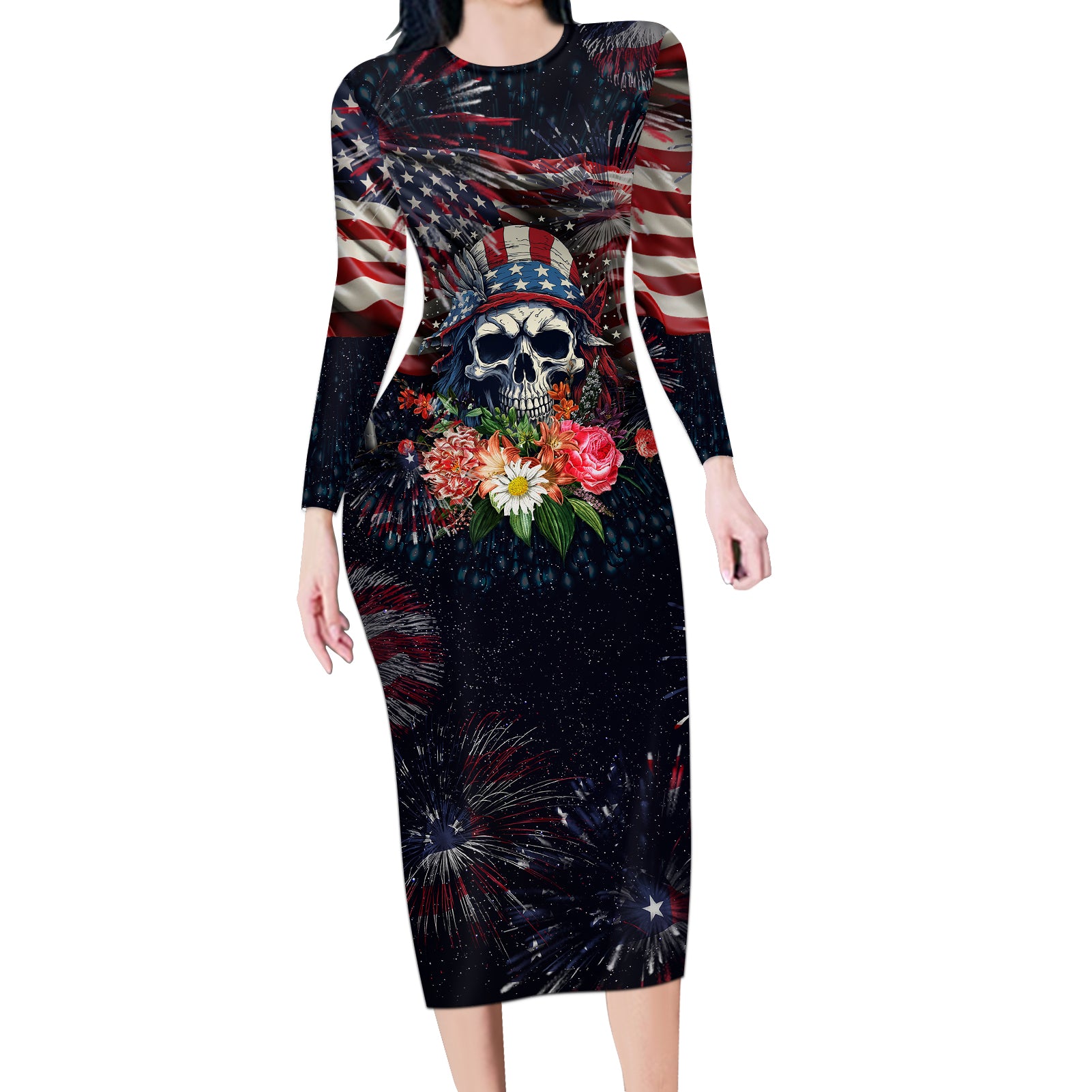 if-this-flag-offends-you-ill-help-you-pack-long-sleeve-bodycon-dress