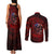 time-to-unleash-a-little-hell-couples-matching-tank-maxi-dress-and-long-sleeve-button-shirts