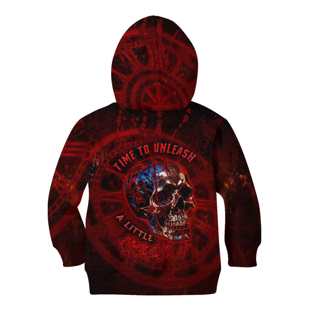 time-to-unleash-a-little-hell-kid-hoodie