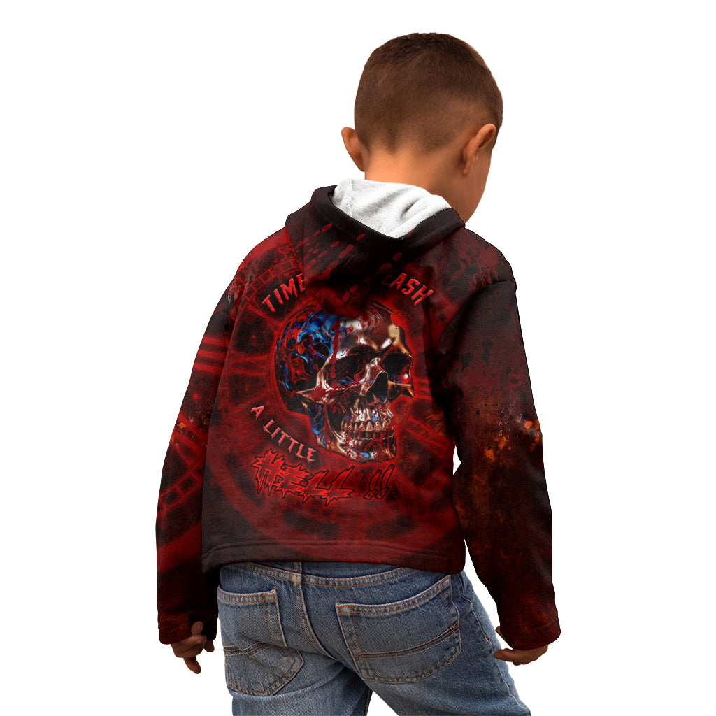 time-to-unleash-a-little-hell-kid-hoodie