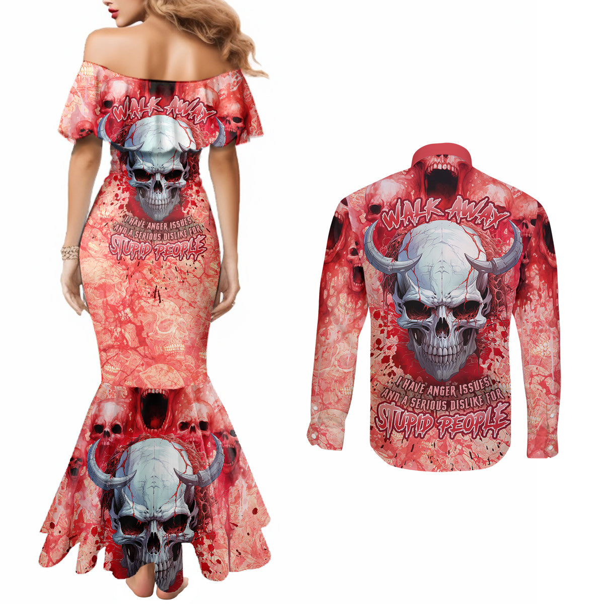walk-awax-i-hace-anger-issues-and-a-serious-dislike-for-stupid-people-couples-matching-mermaid-dress-and-long-sleeve-button-shirts
