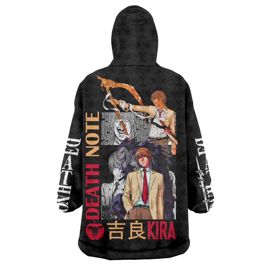 Light Yagami Death Note Wearable Blanket Hoodie Anime Mix Manga Style