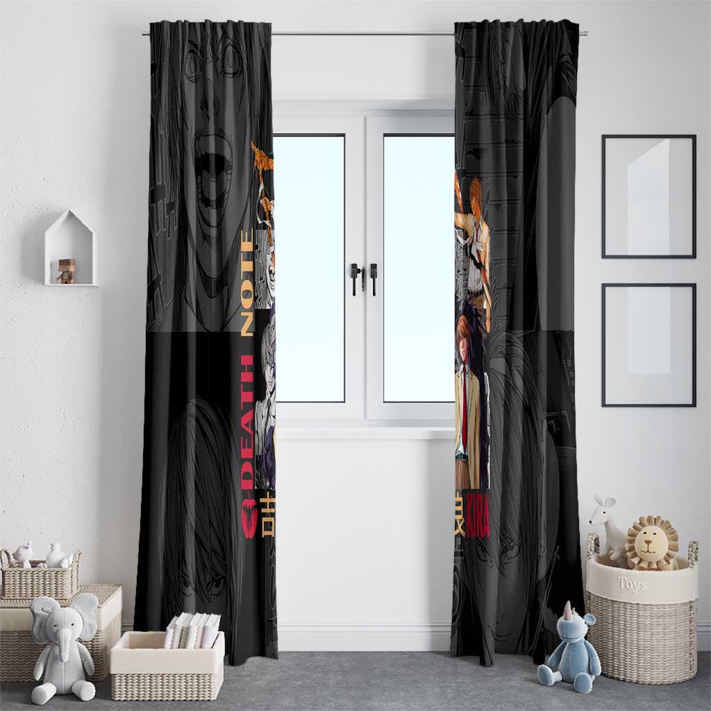 Light Yagami Death Note Window Curtain Anime Mix Manga Style