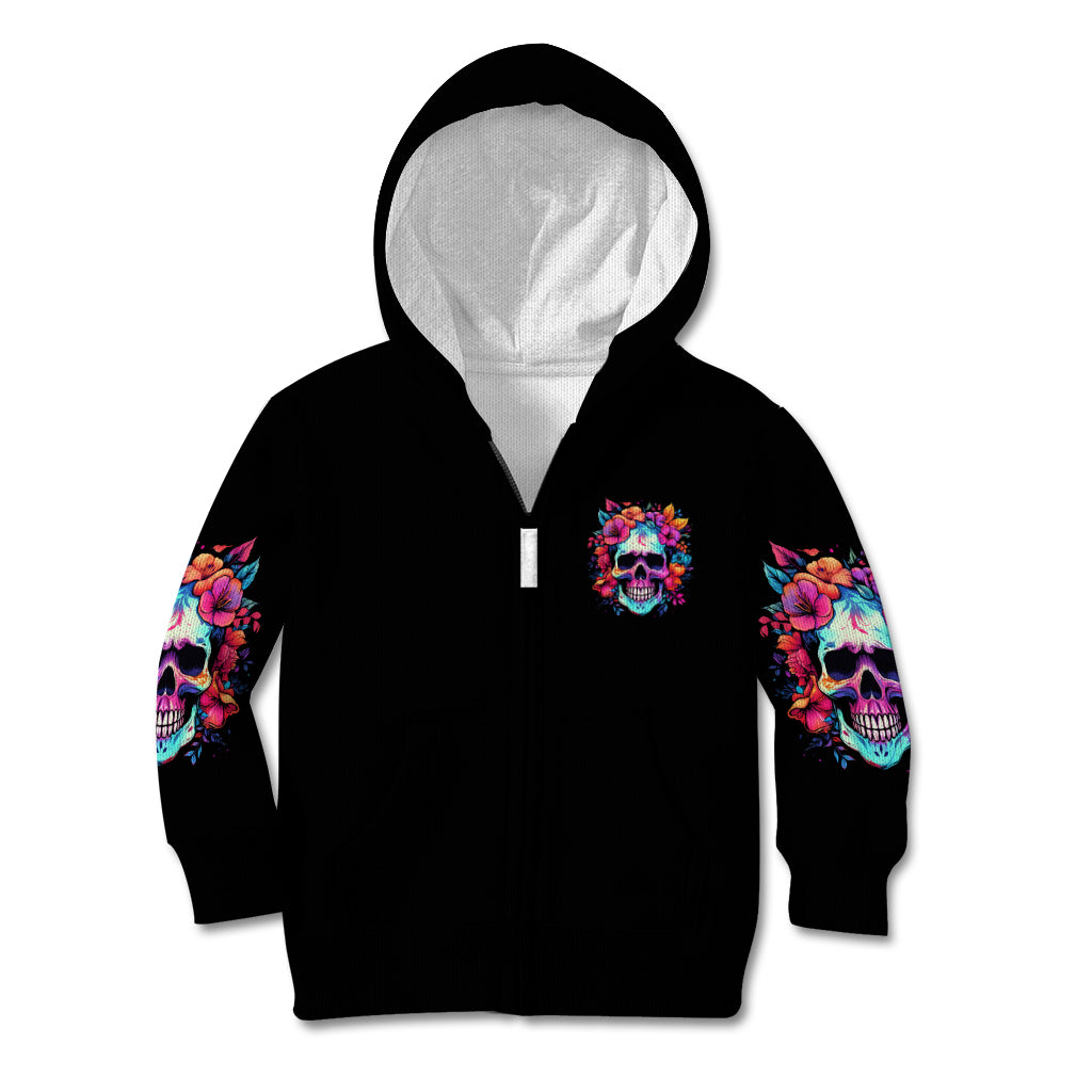 im-not-a-b-im-just-honest-skull-roses-colorful-kid-hoodie