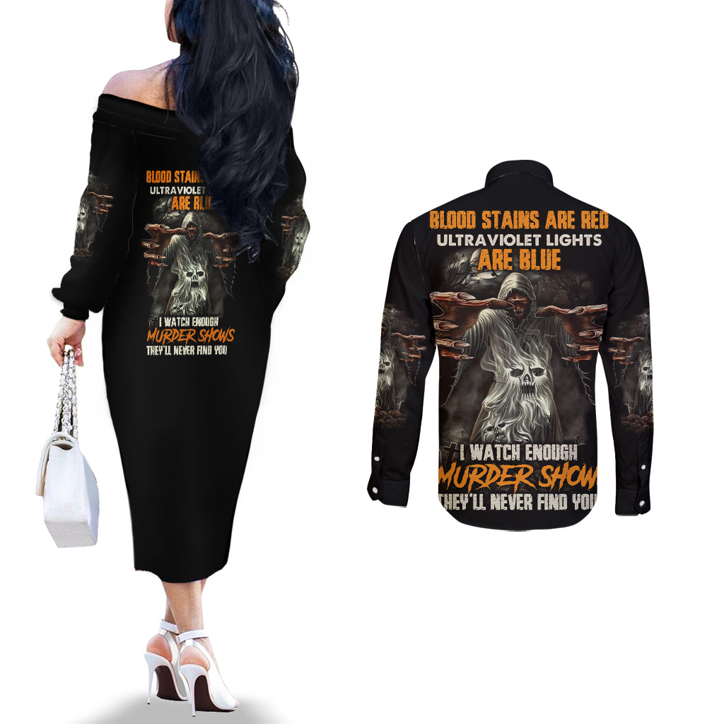 theyll-never-find-you-couples-matching-off-the-shoulder-long-sleeve-dress-and-long-sleeve-button-shirt