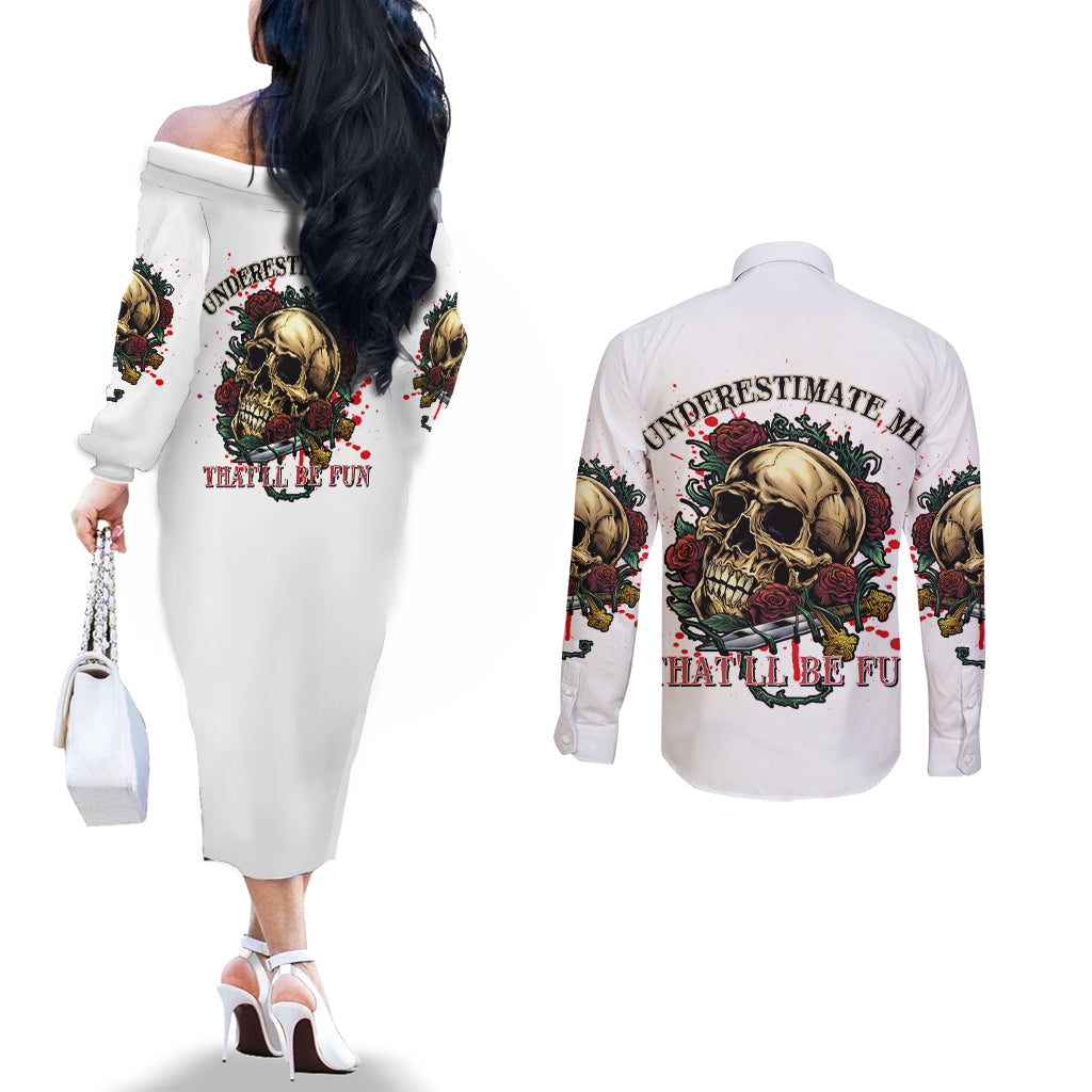 underestimate-me-thatll-be-fun-couples-matching-off-the-shoulder-long-sleeve-dress-and-long-sleeve-button-shirt