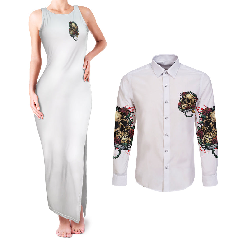 underestimate-me-thatll-be-fun-couples-matching-tank-maxi-dress-and-long-sleeve-button-shirt