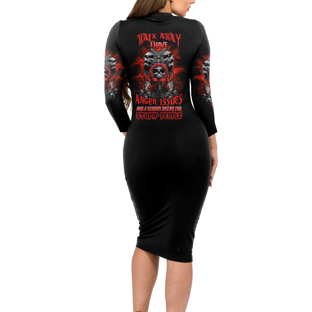 walk-away-i-have-anger-issues-skull-long-sleeve-bodycon-dress