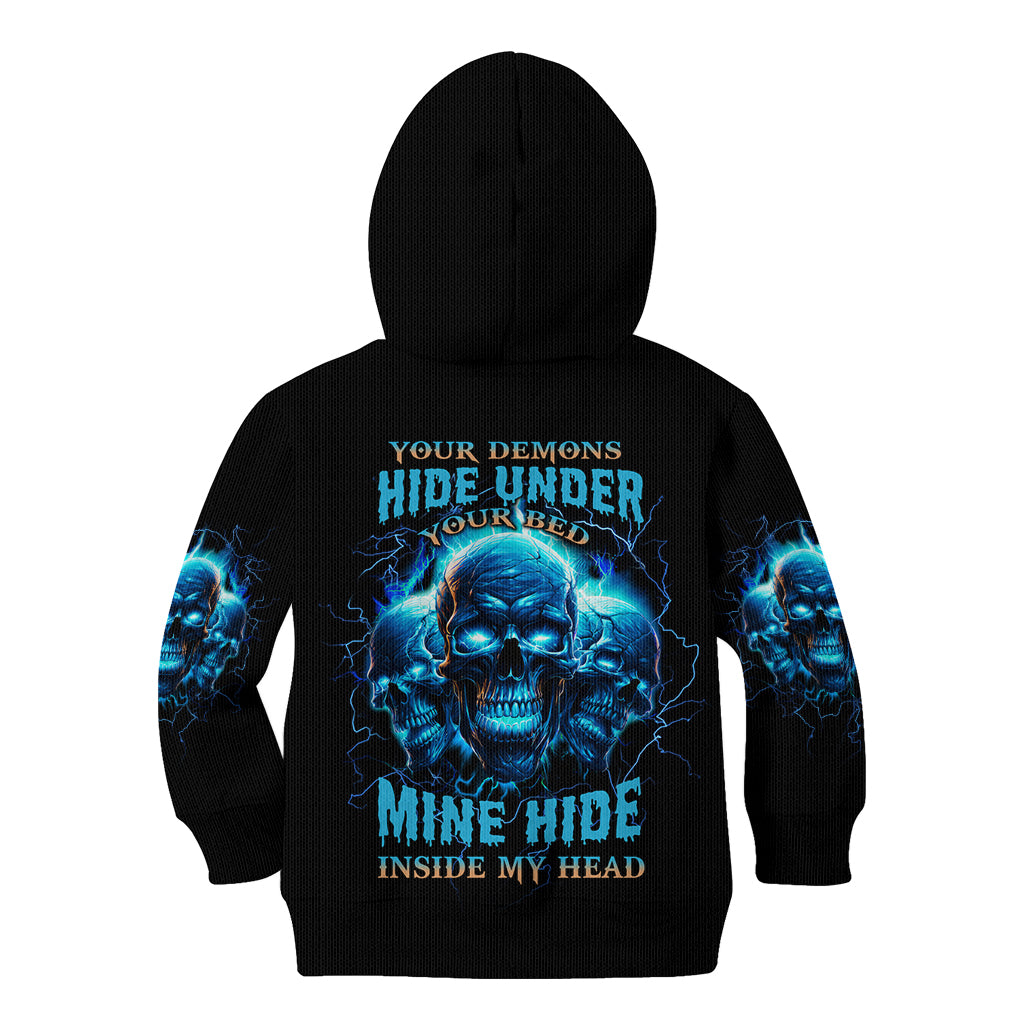 your-demons-hide-under-your-bed-kid-hoodie