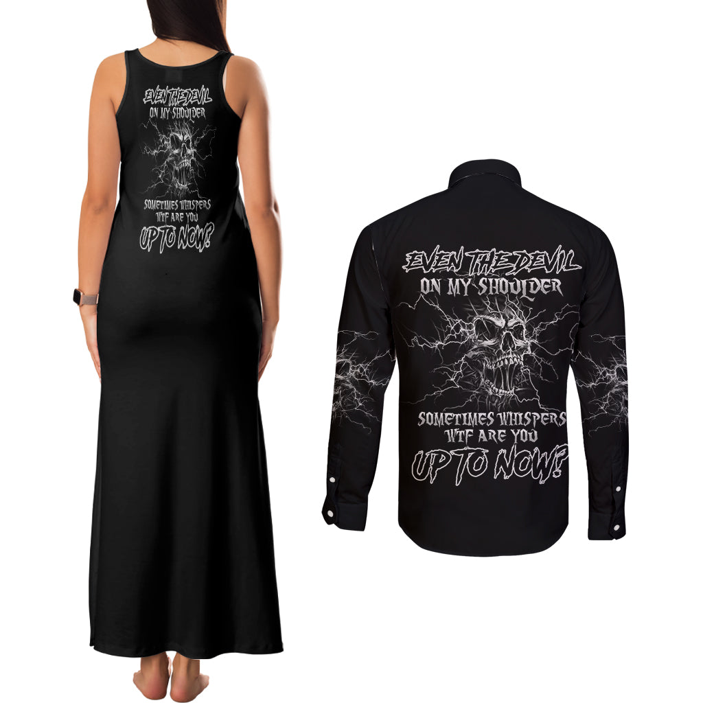 even-the-devil-on-my-shoulder-couples-matching-tank-maxi-dress-and-long-sleeve-button-shirt