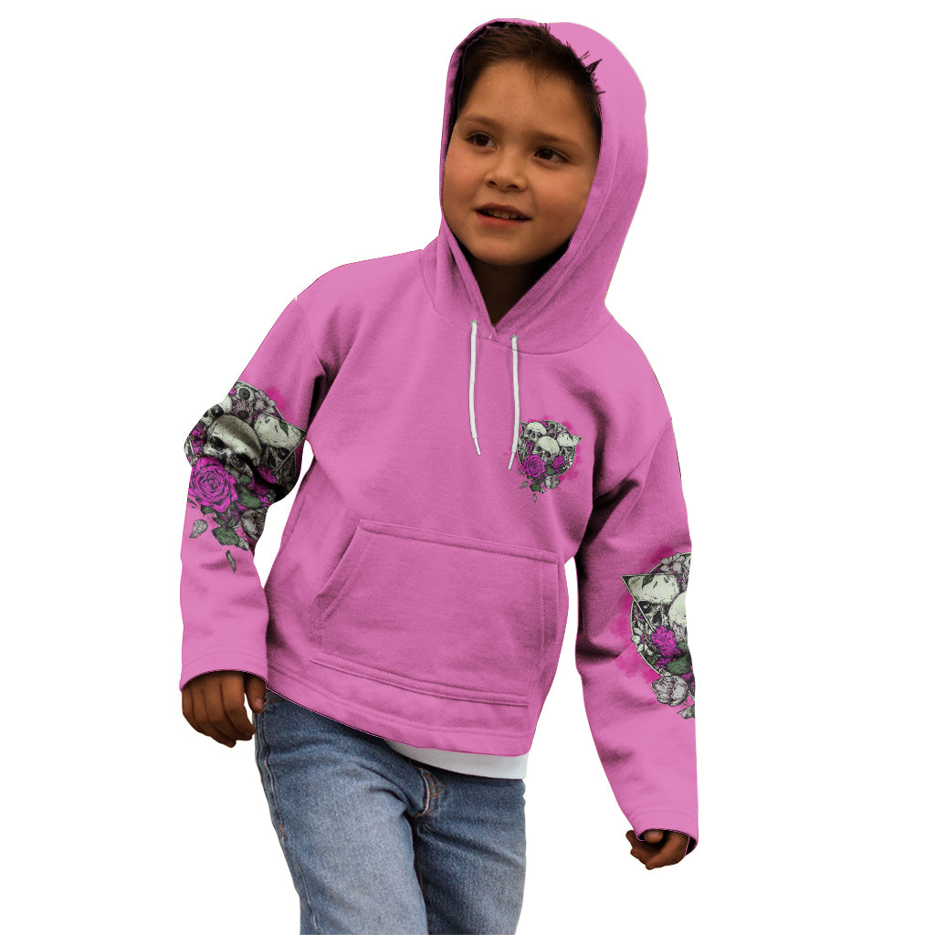 stuck-between-idk-idc-and-idgaf-pink-kid-hoodie