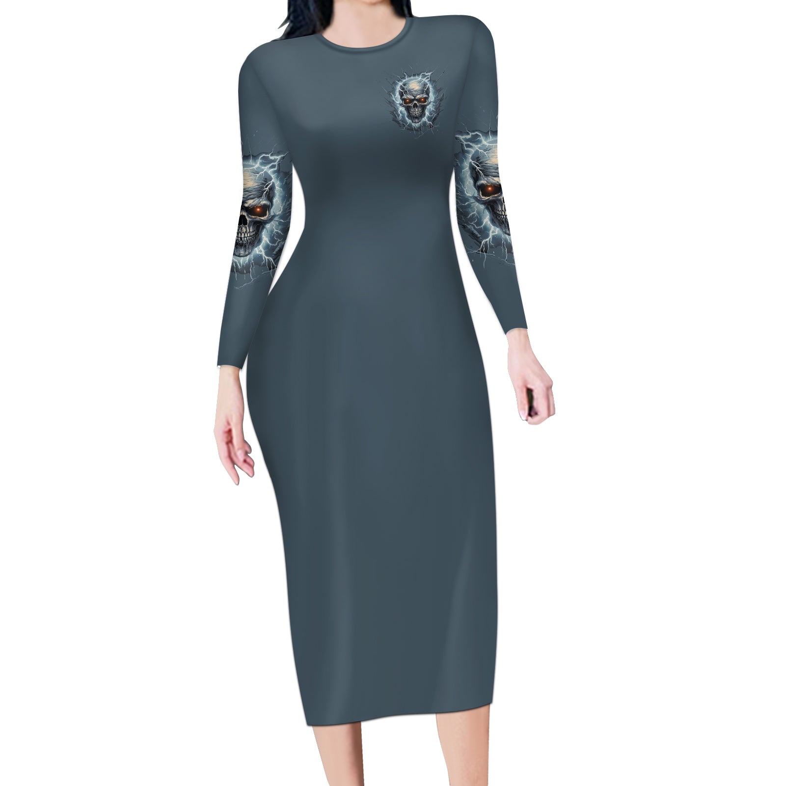 my-alone-time-is-for-everyones-safety-long-sleeve-bodycon-dress