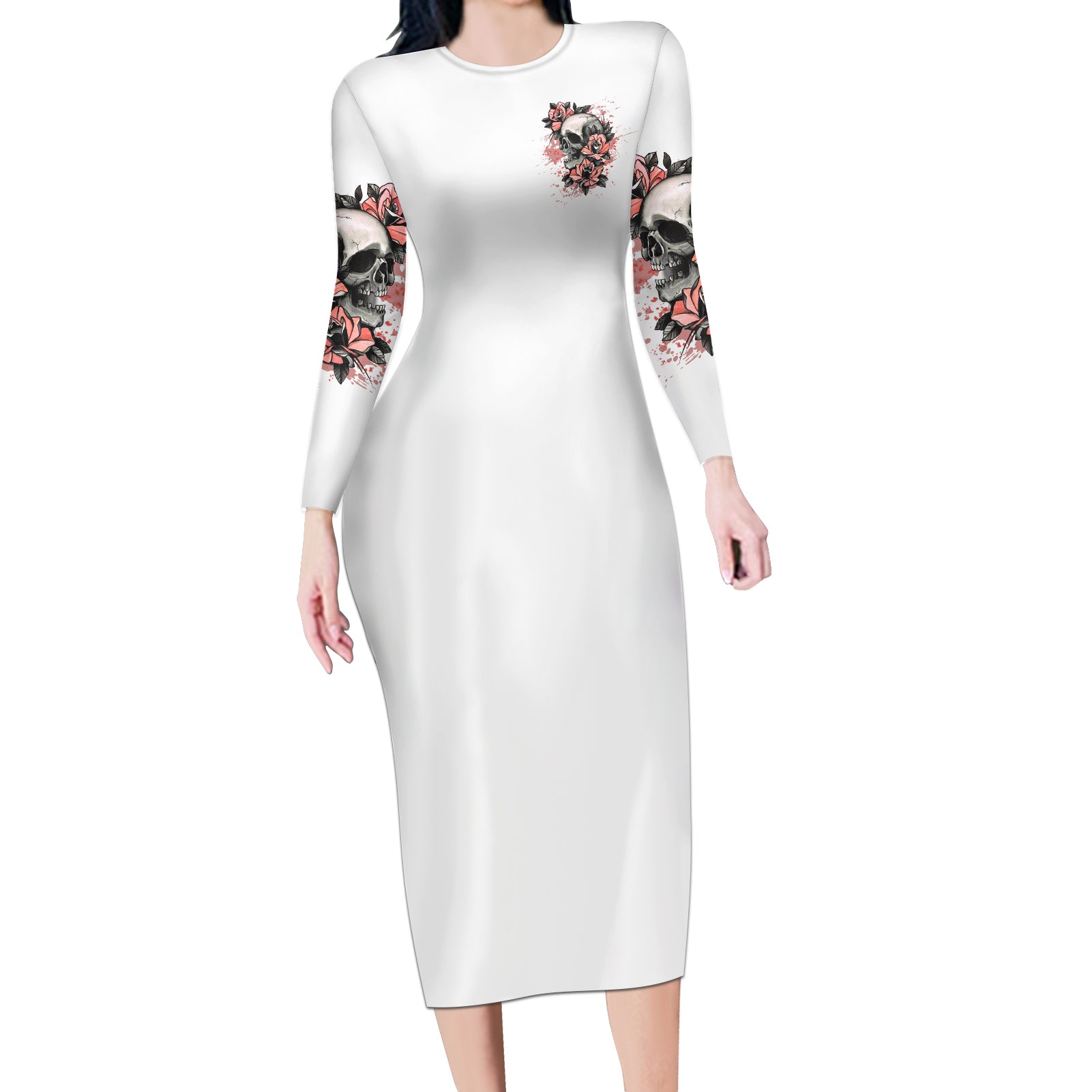 i-dont-have-a-short-temper-long-sleeve-bodycon-dress