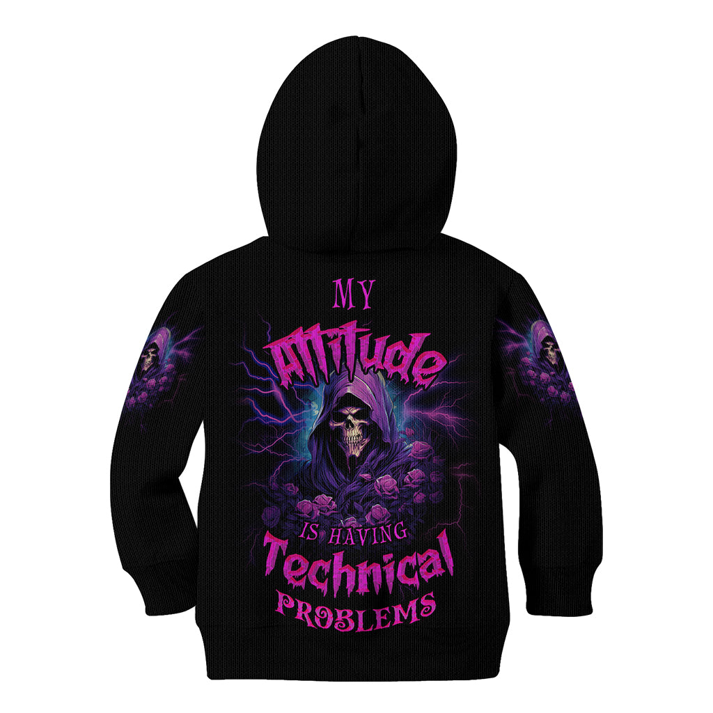my-attitude-is-having-technical-problems-kid-hoodie
