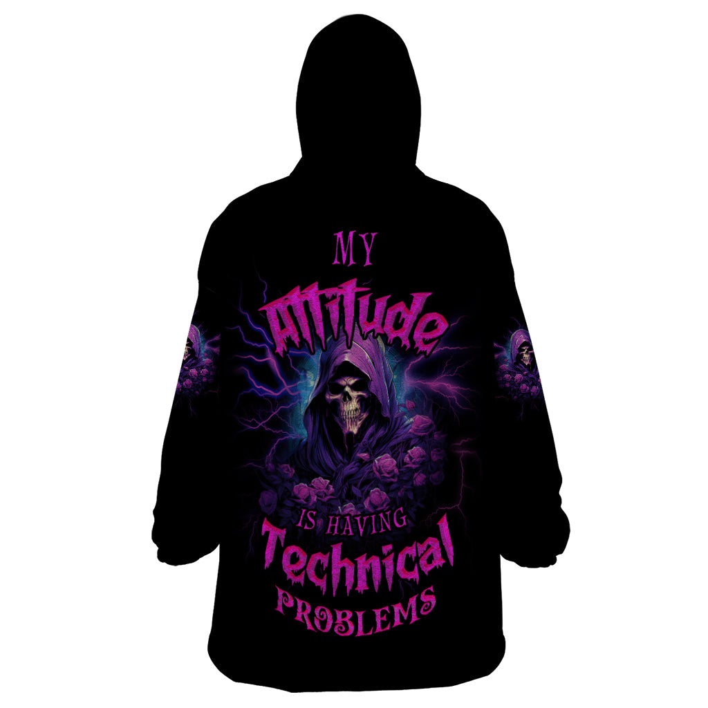 my-attitude-is-having-technical-problems-wearable-blanket-hoodie