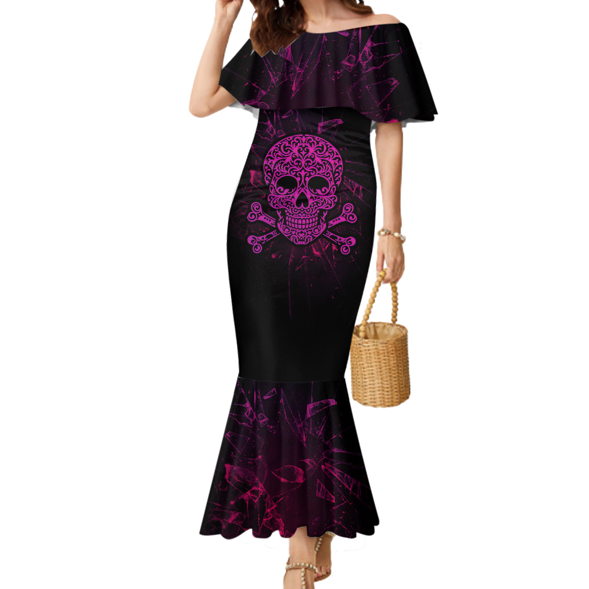 can-you-see-the-f-you-skull-rose-mermaid-dress