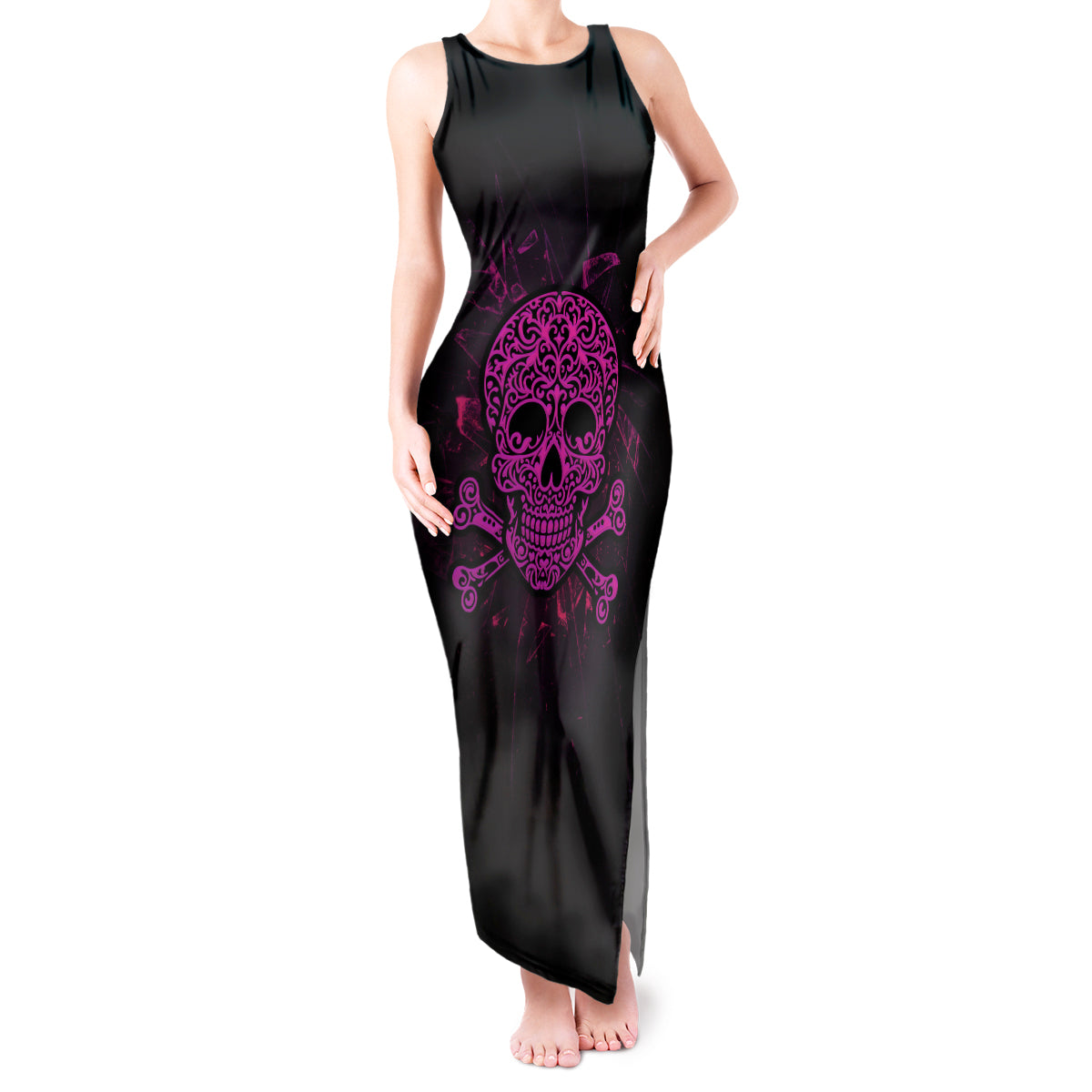 can-you-see-the-f-you-skull-rose-tank-maxi-dress