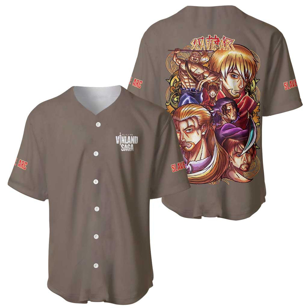 Slave Arc Vinland Saga Baseball Jersey Japan Anime Style