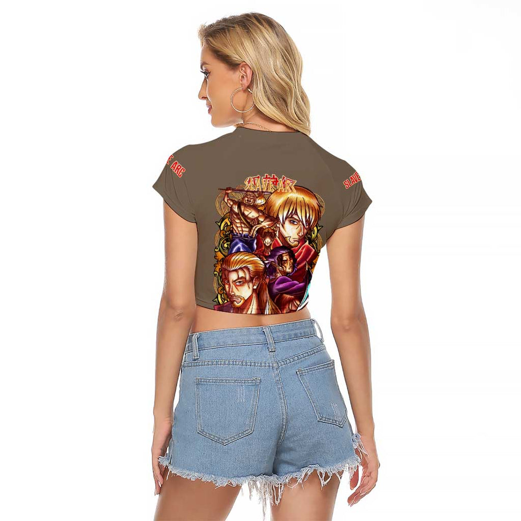 Slave Arc Vinland Saga Raglan Cropped T Shirt Japan Anime Style