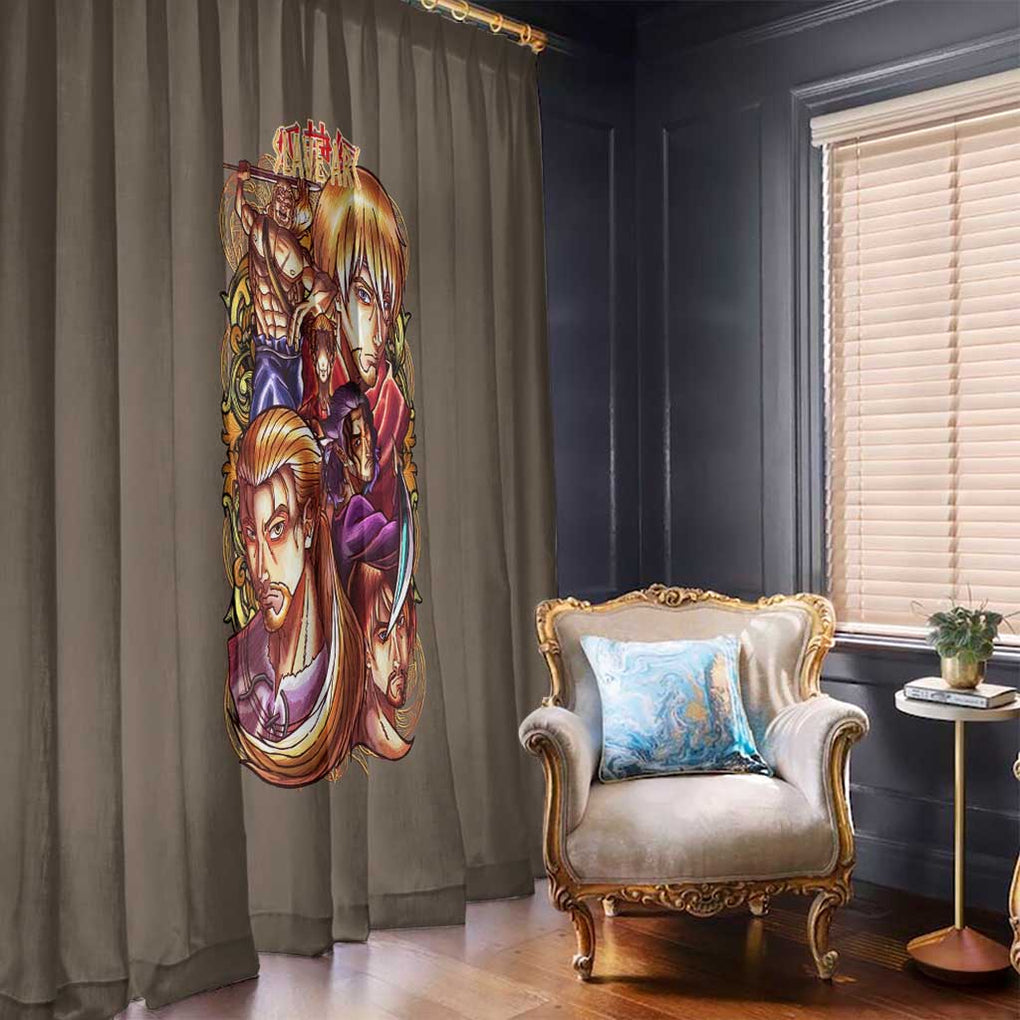 Slave Arc Vinland Saga Window Curtain Japan Anime Style
