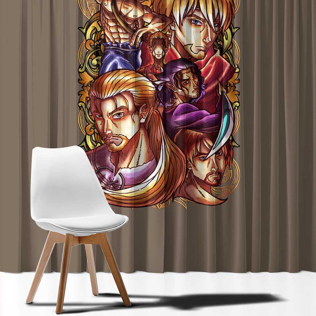 Slave Arc Vinland Saga Window Curtain Japan Anime Style