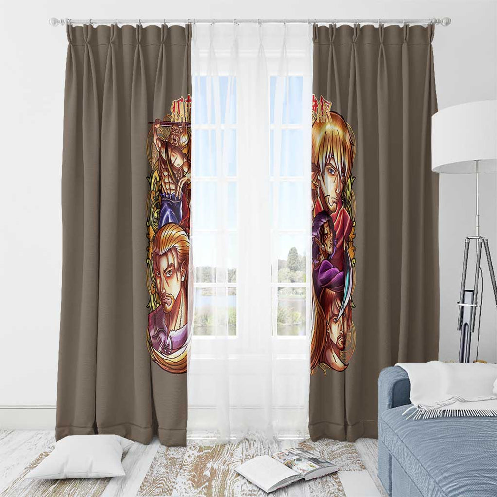 Slave Arc Vinland Saga Window Curtain Japan Anime Style
