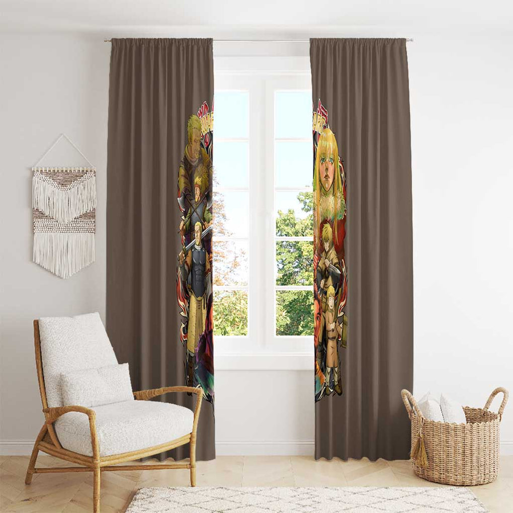 War Arc Vinland Saga Window Curtain Japan Anime Style