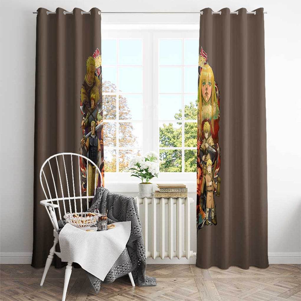 War Arc Vinland Saga Window Curtain Japan Anime Style