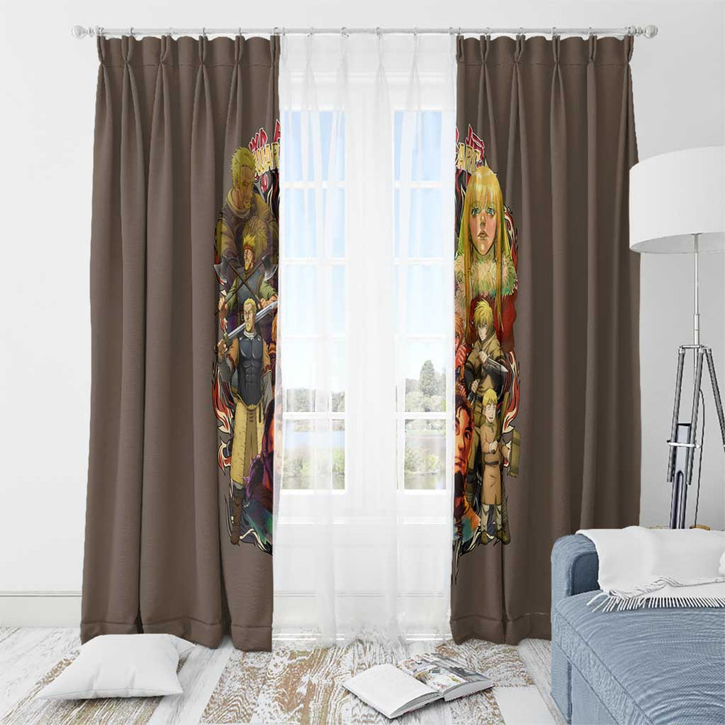 War Arc Vinland Saga Window Curtain Japan Anime Style