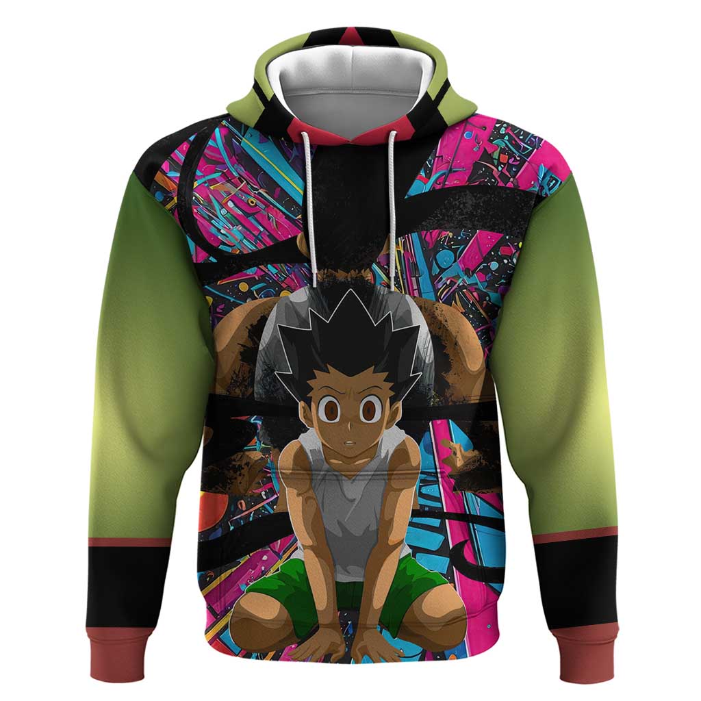 Trippy Gon Freecss Hunter X Hunter Hoodie Trippy Mix Anime Style - The Mazicc
