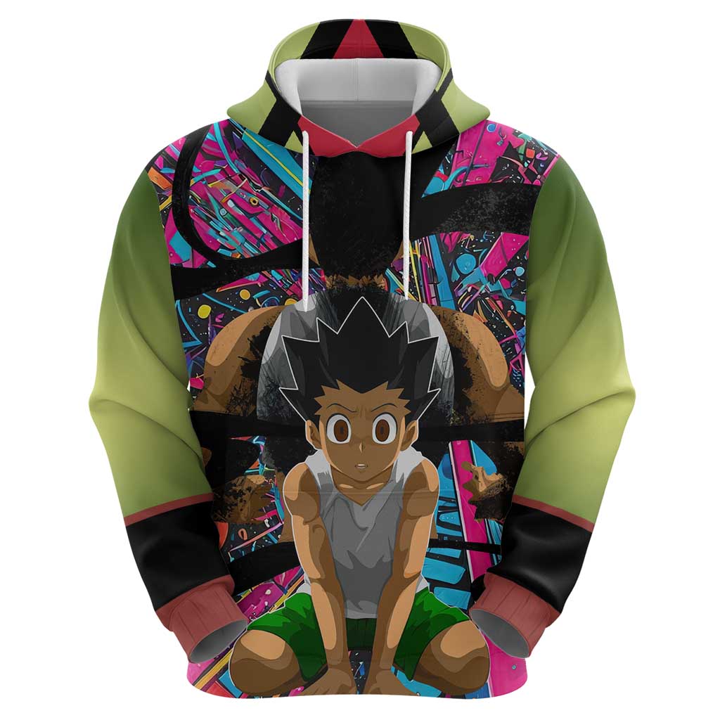 Trippy Gon Freecss Hunter X Hunter Hoodie Trippy Mix Anime Style - The Mazicc
