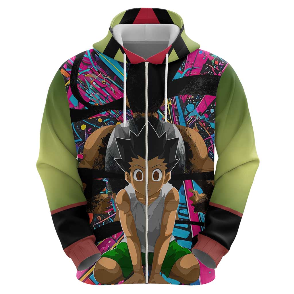 Trippy Gon Freecss Hunter X Hunter Hoodie Trippy Mix Anime Style - The Mazicc