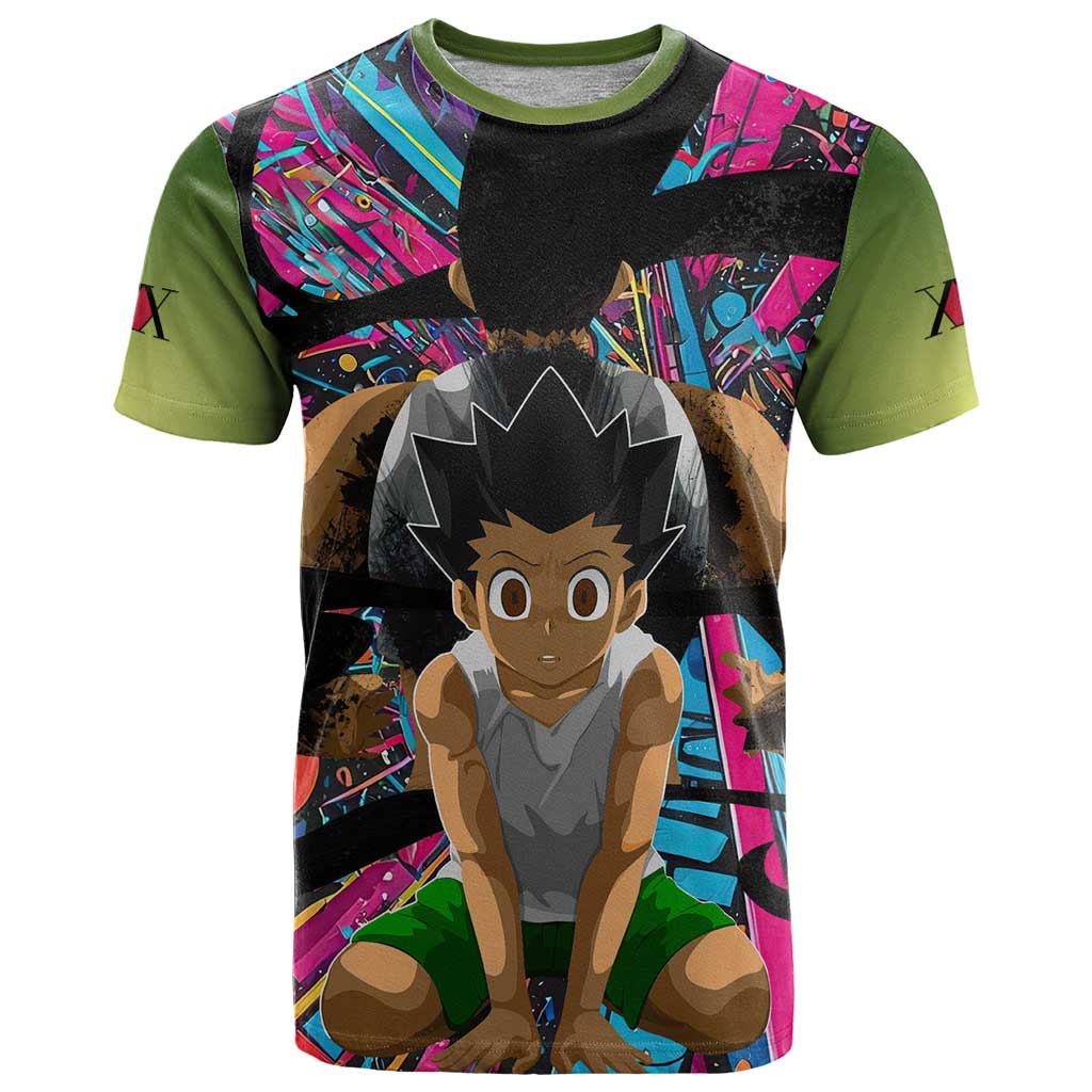 Trippy Gon Freecss Hunter X Hunter T Shirt Trippy Mix Anime Style - The Mazicc