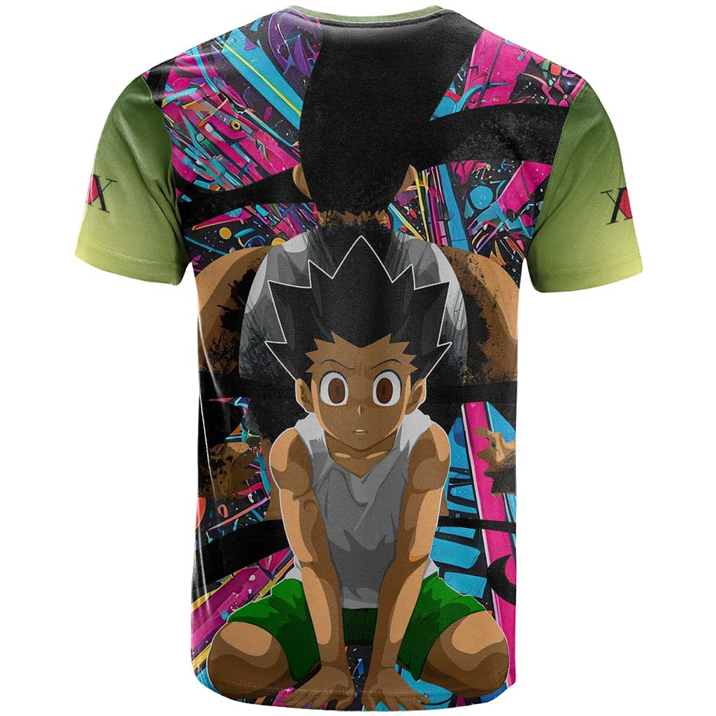 Trippy Gon Freecss Hunter X Hunter T Shirt Trippy Mix Anime Style - The Mazicc