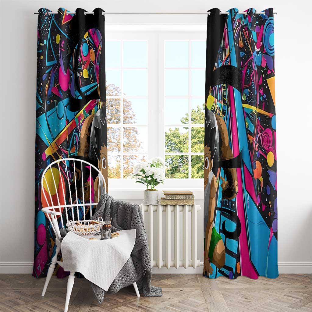 Trippy Gon Freecss Hunter X Hunter Window Curtain Trippy Mix Anime Style - The Mazicc