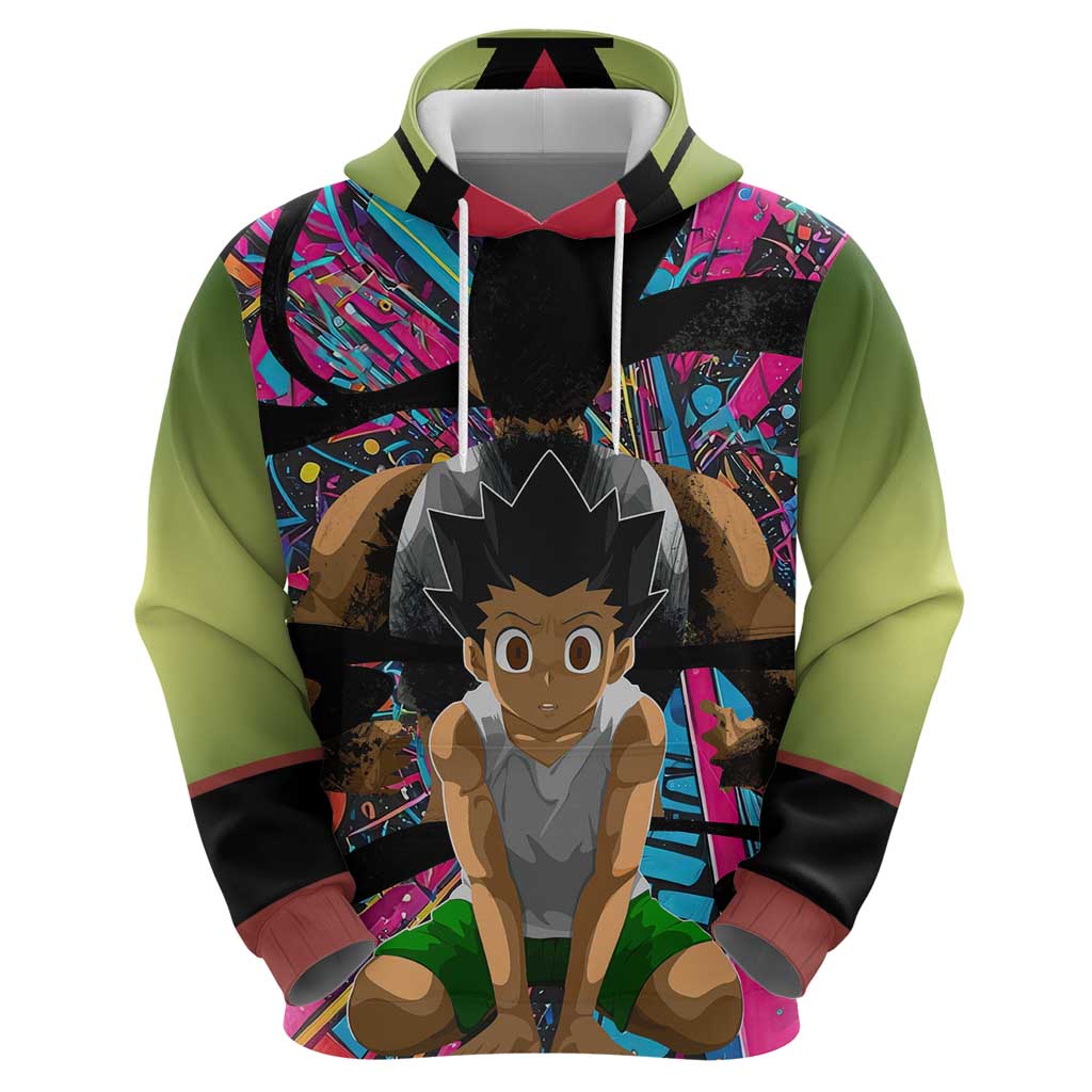 Trippy Gon Freecss Hunter X Hunter Zip Hoodie Trippy Mix Anime Style - The Mazicc