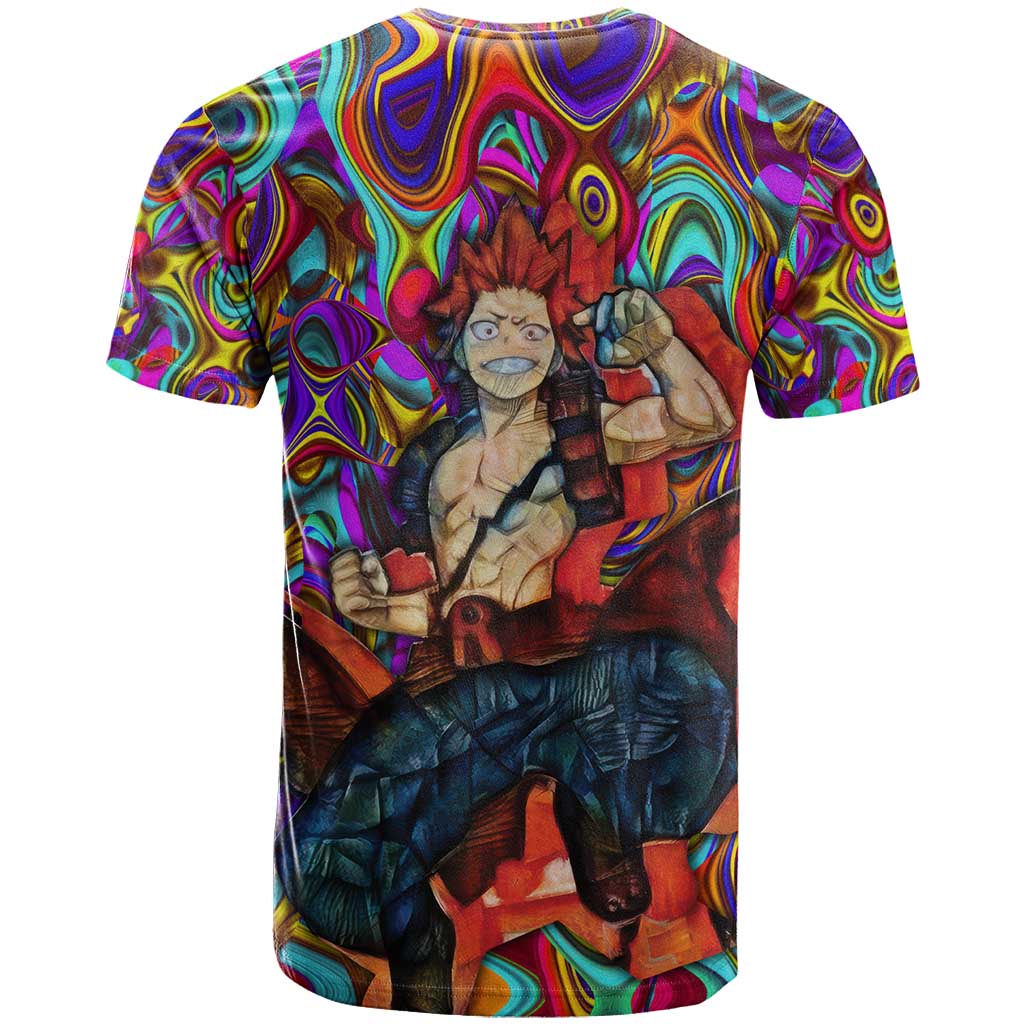 Trippy Kirishima Red Riot My Hero Academia T Shirt Trippy Mix Anime Style - The Mazicc