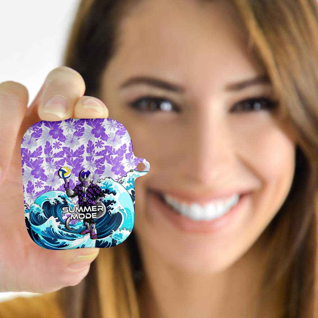 Frieza Dragon Ball Summer Theme AirPods Case with Volleyball Floral Shirt and Shenron Tropical Design - The Mazicc