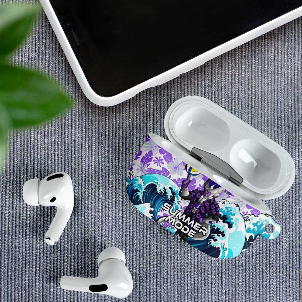 Frieza Dragon Ball Summer Theme AirPods Case with Volleyball Floral Shirt and Shenron Tropical Design - The Mazicc