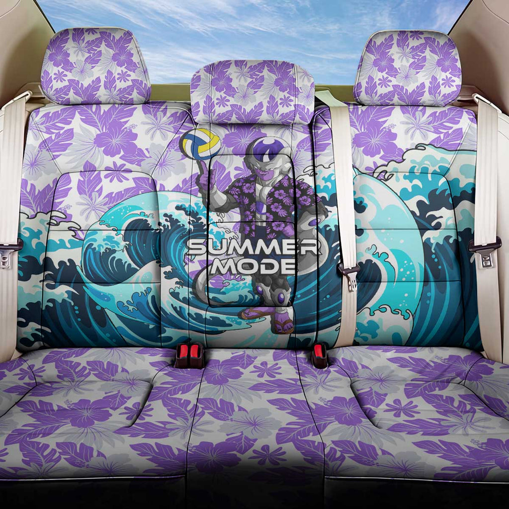 Frieza Dragon Ball Summer Theme Back Car Seat Cover with Volleyball Floral Shirt and Shenron Tropical Design - The Mazicc