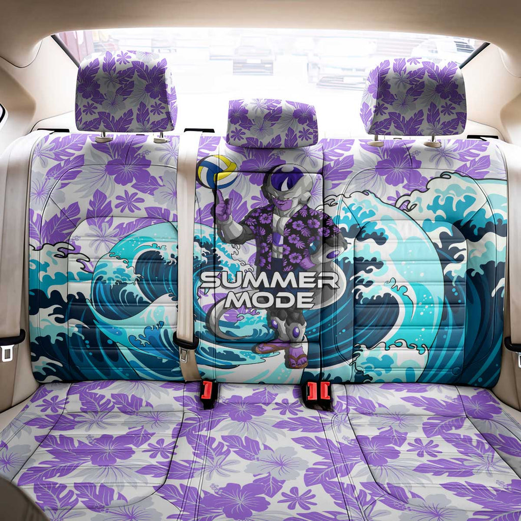 Frieza Dragon Ball Summer Theme Back Car Seat Cover with Volleyball Floral Shirt and Shenron Tropical Design - The Mazicc
